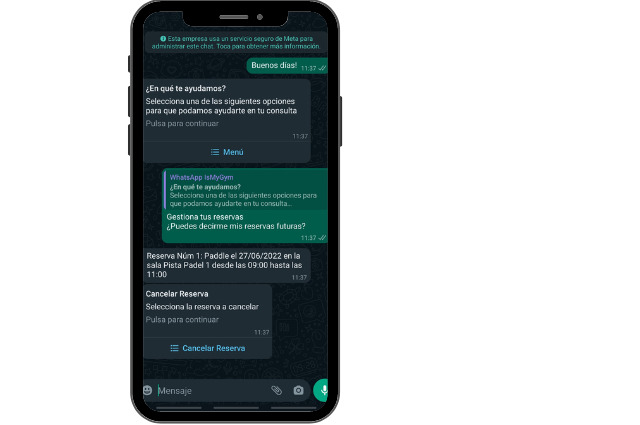 Ofrece información a tus clientes mediante WhatsApp