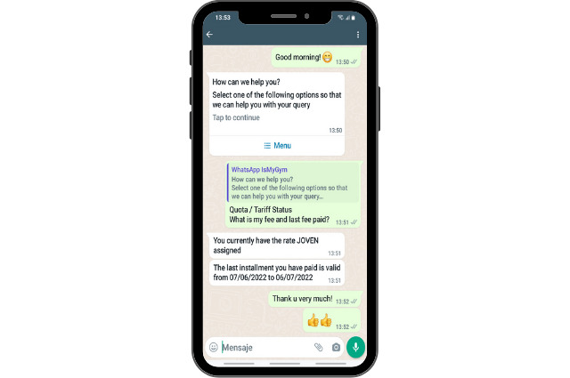 Provide information to your customers via WhatsApp